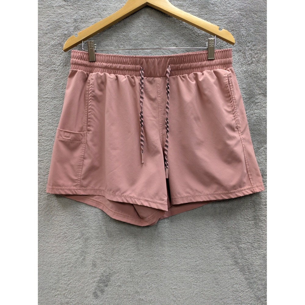 Gorpcore Hiking Shorts Women Large Pacific Trail Pink Ripstop Utility Active